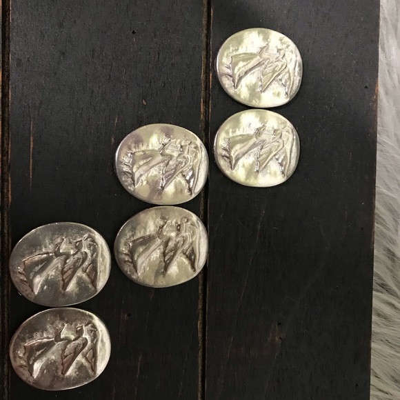 🆕NWT VILMAIN PEWTER pocket Angel Set of 6 - Picture 3 of 6